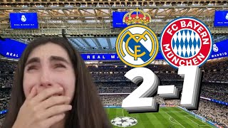 ESTAMOS en la FINAL Real Madrid 21 Bayern Múnich en el Santiago Bernabeu 💜 REACCIÓN MADRIDISTA [upl. by Damarra705]