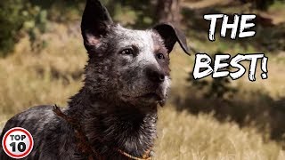 Top 10 Best Dogs In Video Games [upl. by Reyotal]