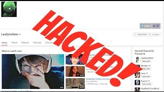 LeafyIsHere HACKED BY POODLECORP WE NEED SCARCE [upl. by Eadahc]