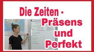 Präsens und Perfekt Zeiten im Deutschen  Klassenarbeiten bestehen  Schlau gefragt [upl. by Kcir]