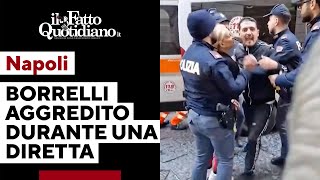 Napoli pugni e sputi contro Borrelli il deputato stava girando un video sui parcheggiatori abusivi [upl. by Aivonas568]