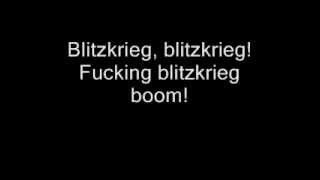 Deathstars  Blitzkrieg lyrics [upl. by Oap]