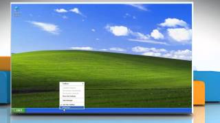 Windows® XP Hide the taskbar [upl. by Niarda]