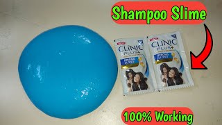 How to make slime with shampoo l How to make slime at home with shampoo l Shampoo slime ASMR [upl. by Nixon952]