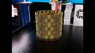 Bubble Vase with MatterHackers Quantum GoldPurple PLA [upl. by Justicz329]