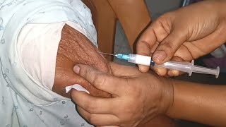 IM Intramuscular Arm injection Push Triamcinolone injection Video 24 Ep 95 Anik Health Tips [upl. by Innek482]