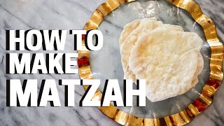 MAKING HOMEMADE MATZO HOW TO MAKE MATZAH FOR PASSOVER [upl. by Wiltsey]