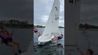 c420 Sailing learning trapeze [upl. by Nessi]