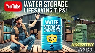 Essential Water Storage Tips for Emergency Preparedness  Stay Ready for Any Crisis [upl. by Norse737]