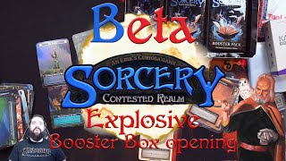 Explosive first Sorcery Contested Realm Beta booster box opening [upl. by Uzia]