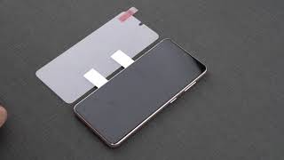 Tauri For Samsung Galaxy S21 Screen Protector Camera Lens protector Installation Video [upl. by Wye167]