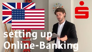 Setting up OnlineBanking in english [upl. by Lotsyrc791]