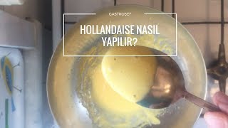 Hollandaise Hollandez Sos  Sauce Hollandaise  Yemek Tarifleri [upl. by Bainbridge]