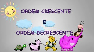 Matemática Sequência numérica  Ordem crescente e ordem decrescente  Educação Infantil e 1º ano [upl. by Zashin]