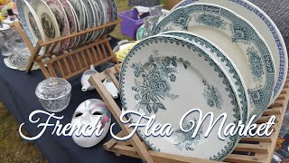 Thrift with me at a Flea Market in French Countryside  47 ❘ A discount for smiling ❘ Antique Haul [upl. by Noemad]