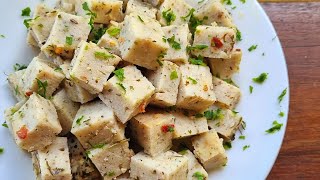 Como elaborar en tu casa TOFU  Pero con GARBANZOS que es MUCHO MÁS Fácil y Rápido  Vegan y Fácil [upl. by Benkley]