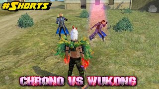 Chrono Vs Wukong  The King Is Back 👑  Garena Free Fire Shorts [upl. by Airotal]