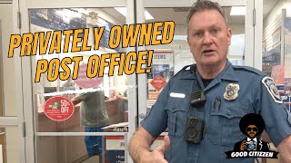 quotTHIS POST OFFICE IS PRIVATELY OWNEDquot COPS GET OWNED  ANNE ARUNDEL COUNTY MD 1ST AMENDMENT [upl. by Senn]