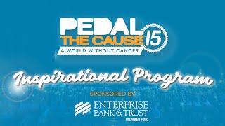 Pedal The Cause 2024 Inspirational Program [upl. by Orteip]