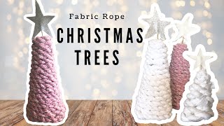 Easy DIY Fabric Christmas Tree Tutorial  Create Beautiful Holiday Decorations [upl. by Cooper]