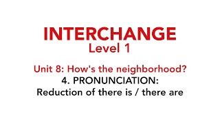 4 PRONUNCIATION Reduction of there is  there are [upl. by Notxam]