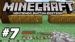 Minecraft Nintendo Switch Edition  LETS BUILD A HOUSE  Part 7 [upl. by Irahs]