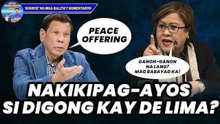 NAKIKIPAGAYOS SI DIGONG KAY DE LIMA [upl. by Orsola]