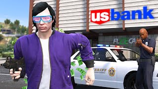 I Spent 24 Hours Robbing Banks in GTA 5 RP [upl. by Weil565]