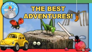 Minuscule  The Best Adventures  Spider 🕷️ Ladybug 🐞 Grasshopper 🦗 and More 🌿  Little Amigo [upl. by Saxela]