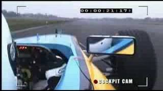 Onboard lap of Top Gear track in Renault F1 car [upl. by Tom248]