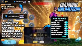 CHEAT MOD MENU FF UNLIMITED DIAMOND BISA DI PAKE SPIN  TERBARU 2024 [upl. by Aeila818]