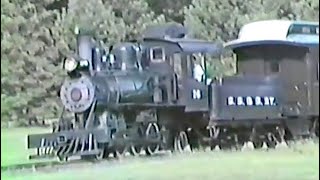 Pine Creek Railway  Allaire State Park NJ 1980s footage [upl. by Elleira]