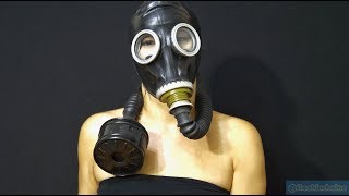 Masked Vlog Russian GP5 Gas Mask quotim back can you hear me through my maskquot [upl. by Lledniuq]