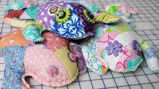 How to Make a Stuffed Frog Toy by Me amp My Sister Designs  Frog Patch Pattern  Fat Quarter Shop [upl. by Avehsile]