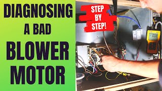 Diagnosing a Bad Blower Motor 8 Easy Things To Check [upl. by Killoran]