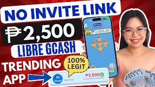 NO INVITE LINK FREE ₱2500 GCASH PAYOUT DAILY  1 TRENDING APP  EASY TO PLAY  NO PUHUNAN [upl. by Aisayt717]