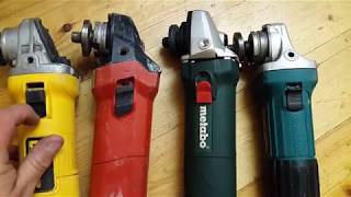 Обзор болгарок makita ga5030 hilti ag 115 8s dewalt dwe4051 metabo w750 125 [upl. by Romelle]