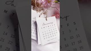 DIY WALL CALENDAR 2025 [upl. by Anastassia]