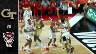 Georgia Tech vs NC State Basketball Highlights 2019 [upl. by Hauger]