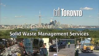 Planning for tomorrow Torontos long term waste resource management strategy [upl. by Amirak953]