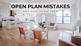 Biggest Open Plan Design Mistakes amp Why It May Not Be For You [upl. by Armahs788]