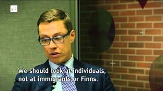 Alexander Stubb on immigration [upl. by Onilegna]