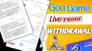 Goa Games Withdrawal Many 💵🤑  Live Proof Many Withdrawal [upl. by Dafna]