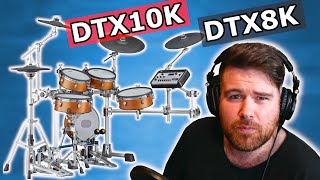 Yamaha DTX8K amp DTX10K Reaction and First Impressions [upl. by Aicetel254]