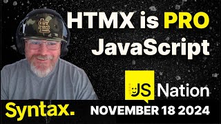 HTMX is ProJavaScript JSNation  Interview w Carson Gross [upl. by Durstin]