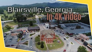 Downtown Blairsville Georgia Up to 4K [upl. by Eillek]