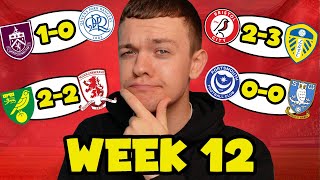 My Championship Week 12 Score Predictions [upl. by Nosaes]