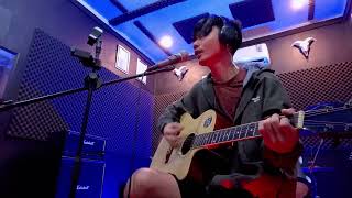 Bersinarlah  Evening Lost Live Acoustic  Jamming Studio Session  Lyric Video [upl. by Riess835]