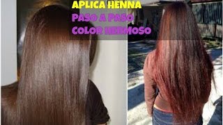 Como Preparar HENNA PARA EL CABELLO [upl. by Llig7]