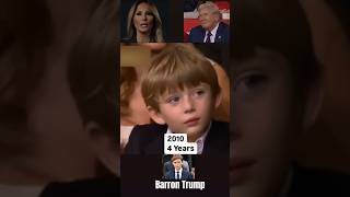 Barron Trump through the years 🥰 barrontrump donaldtrump melaniatrump trump2024 trump shorts [upl. by Isolda]